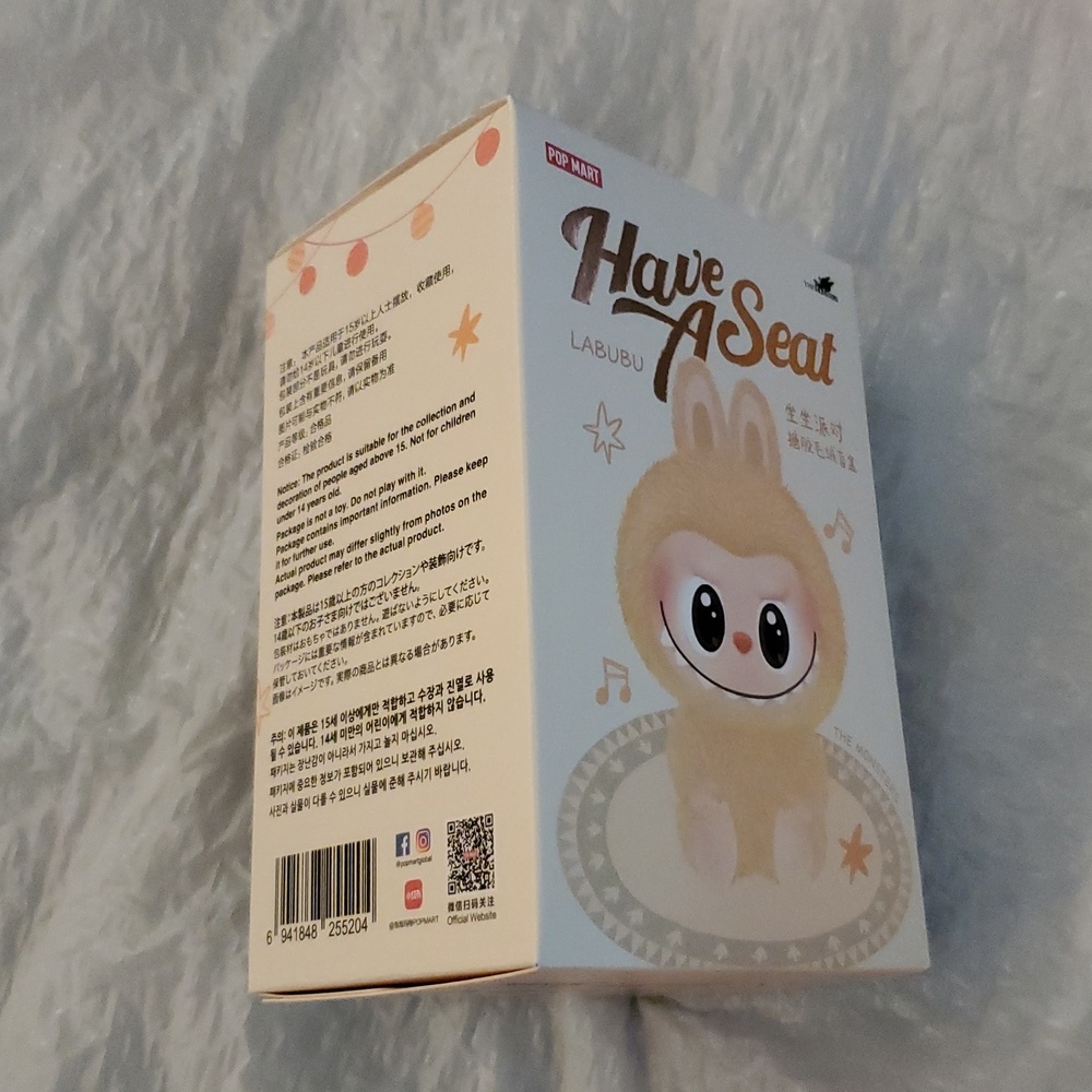 Certified LABUBU Have A Seat Monster New Sealed Box Pop Mart Authentic Blind Box - Picture 3 of 15